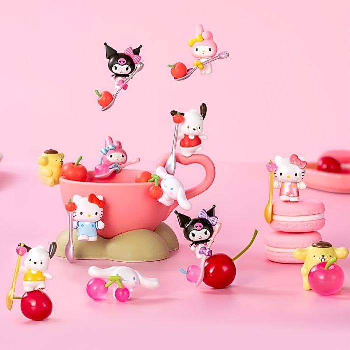 Фигурка Pop Top сюрприз Hello Kitty и друзья Вишенки (24MQD-007) изображение 4