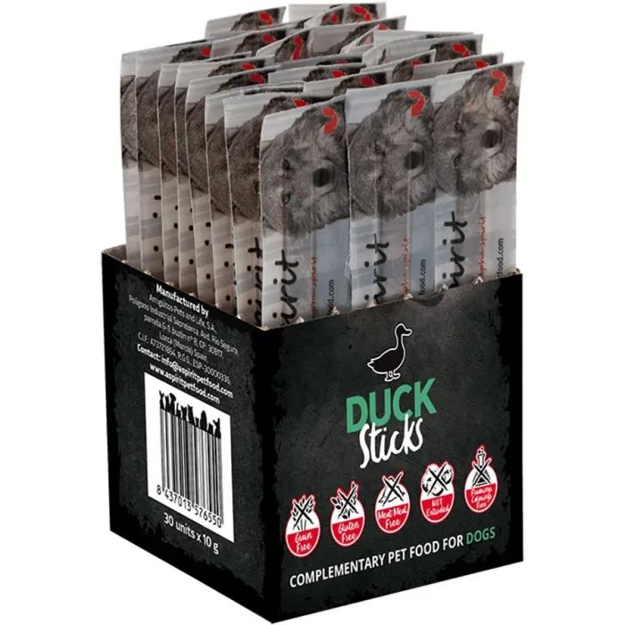 Лакомство для собак Alpha Spirit Dog Sticks Duck 300 г 30 шт (8436586310677)