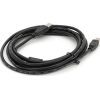 Кабель для принтера USB 2.0 AM/BM 3.0m ferrite black Voltronic (YT-AM/BM-3.0BB) изображение 2