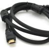 Кабель мультимедійний HDMI M to HDMI M 1.5m V1.4 4K black Ritar (HDMI(M)/(M)V1.4-1.5m-348B) зображення 2
