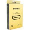 Кабель мультимедійний HDMI M to HDMI M 1.5m V1.4 4K black Ritar (HDMI(M)/(M)V1.4-1.5m-348B) зображення 3