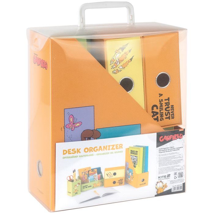 Настольный набор Kite Garfield 4 предмета, картон (GF25-357) изображение 2