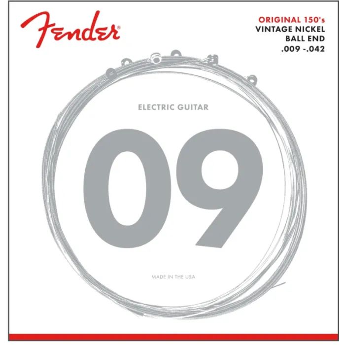 Струны для гитары Fender 150L Pure Nickel Guitar String (09-42) (A009795)