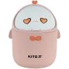 Корзина для бумаг Kite Настольный контейнер для мусора, персиковый (K24-010-2)