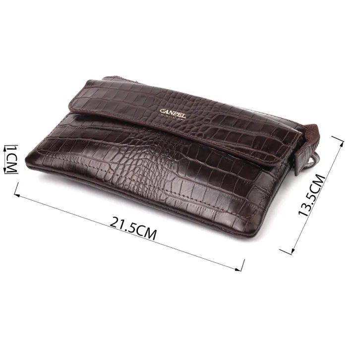 Сумка Canpellini Из натуральной кожи Коричневая (21547) изображение 3