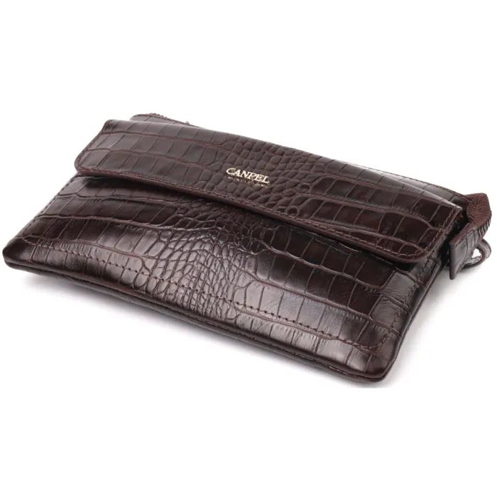 Сумка Canpellini Из натуральной кожи Коричневая (21547) изображение 5