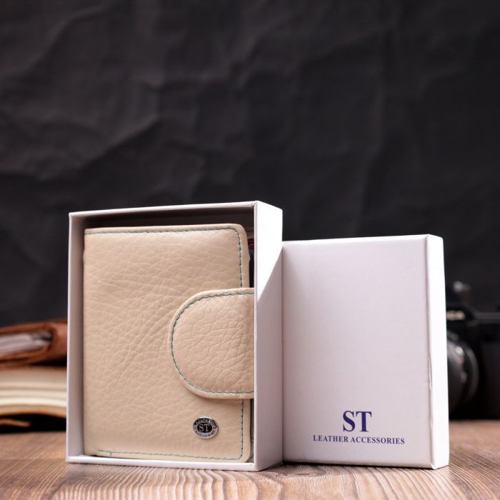 Гаманець ST Leather Білий (19455) зображення 12