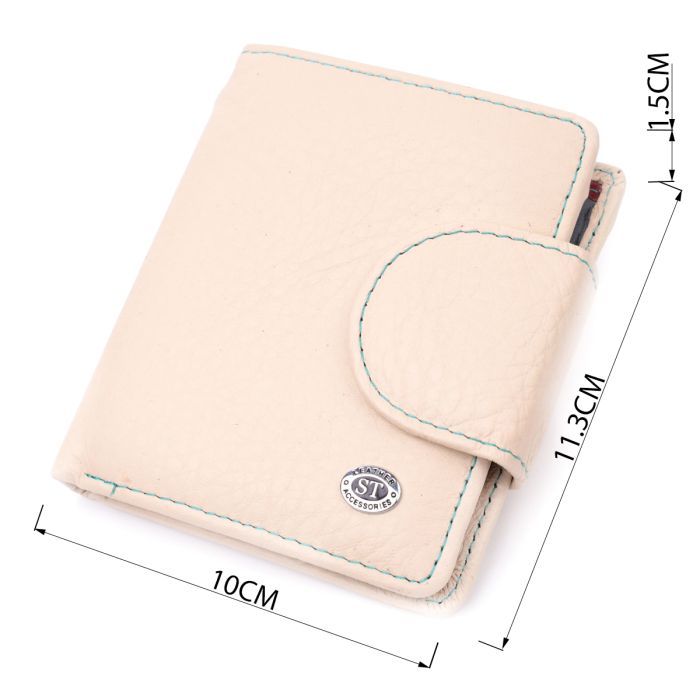 Гаманець ST Leather Білий (19455) зображення 4