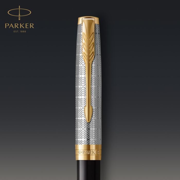 Ручка кулькова Parker SONNET 17 Metal & Black Lacquer GT BP (68 132) зображення 4