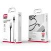Дата кабель USB 2.0 AM to Micro 5P 1.0m 2.1A double-side black XO (NB188-M-1-BK) изображение 2