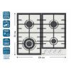 Варочна поверхня PRIME Technics PGH 50023 FIXC зображення 3
