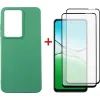 Чехол для мобильного телефона Dengos Oppo A5 4G Case Soft + 2 Glass (Mint) (DG-CTG2P-27)
