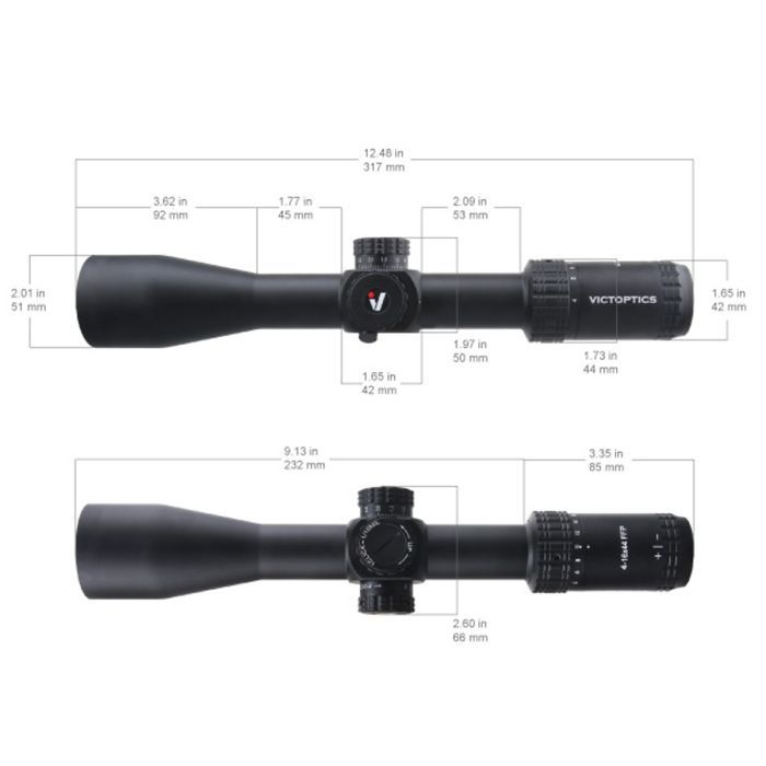 Оптический прицел Vector Optics S4 4-16x44 (30 мм) SFP MDL wire reticle (OPSL16) изображение 8