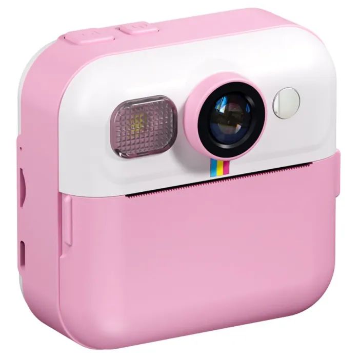 Детский фотоаппарат ColorWay с функцией мгновенной печати (Pink) (CW-PHP01P)