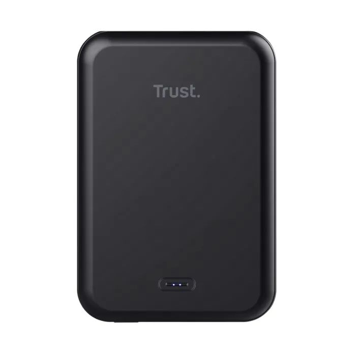 Батарея універсальна Trust 5000mAh Magnetic, USB-C, MagSafe, 15W, black (24877_TRUST) зображення 3