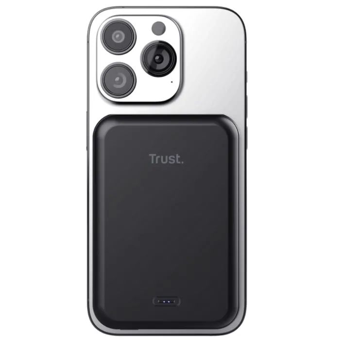Батарея універсальна Trust 5000mAh Magnetic, USB-C, MagSafe, 15W, black (24877_TRUST) зображення 7