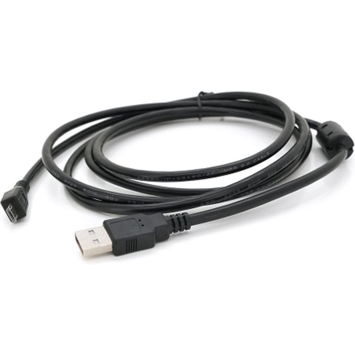 Дата кабель USB 2.0 AM to Micro 5P 1.8m black Voltronic (YT-AM/Mc-1.8Bl/07367)