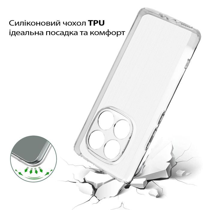 Чехол для мобильного телефона BeCover Poco X7 Transparent (713778) изображение 4