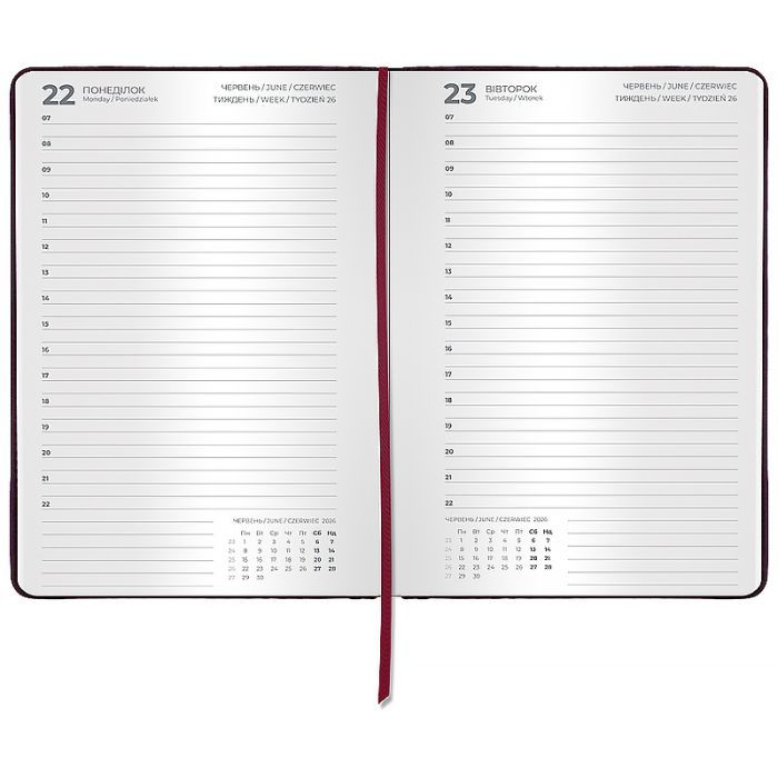 Тижневик Axent датований 2026 Classic Lux, 145х210, сірий (8844-26-3-A) зображення 3