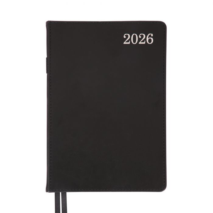 Тижневик Leo planner А5 датований 2026 "City", твердий, червоний, 368 сторінок (252666)