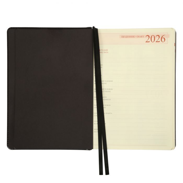Тижневик Leo planner А5 датований 2026 "City", твердий, червоний, 368 сторінок (252666) зображення 6