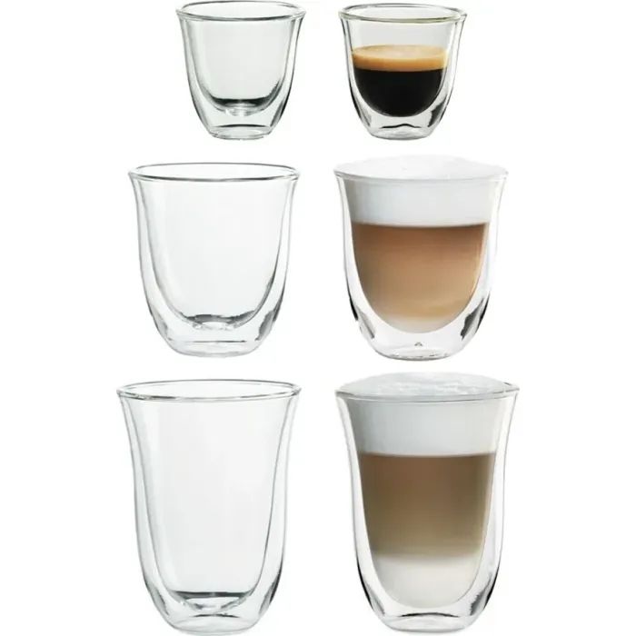 Набор стаканов DeLonghi DLSC302 Mix 90/270/330 мл 6 шт (5513284451)