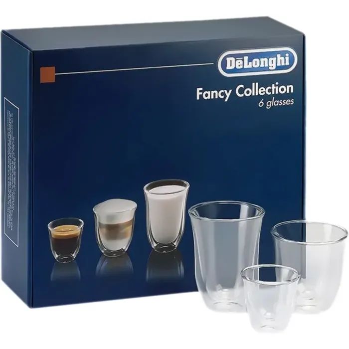 Набор стаканов DeLonghi DLSC302 Mix 90/270/330 мл 6 шт (5513284451) изображение 2