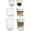 Набор стаканов DeLonghi DLSC302 Mix 90/270/330 мл 6 шт (5513284451)