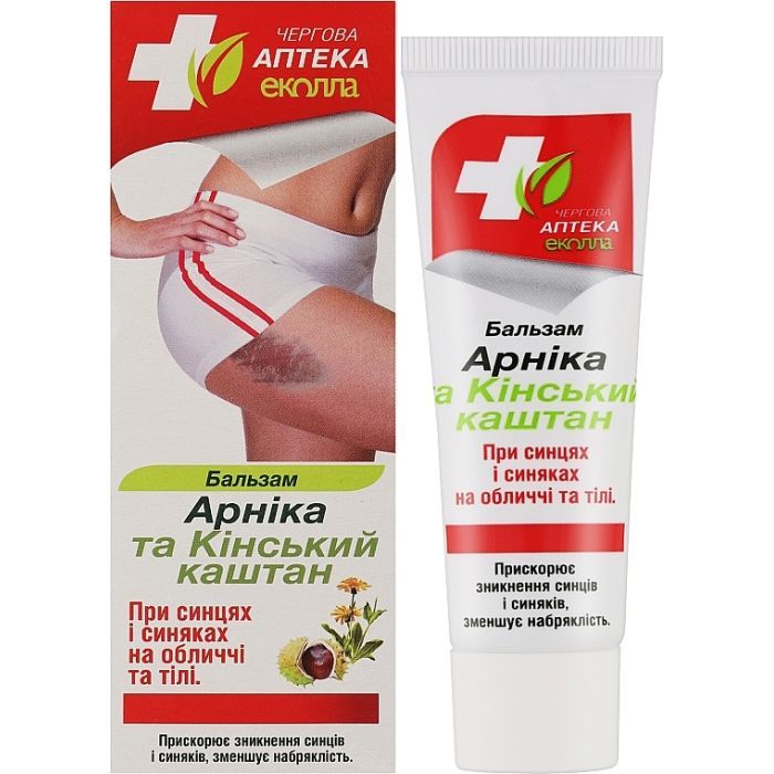 Бальзам для тела Біокон Дежурная Аптека Эколла Арника и Конский каштан 30 г (4820008319784)