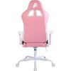 Крісло ігрове 1stPlayer S02 Pink-White зображення 2