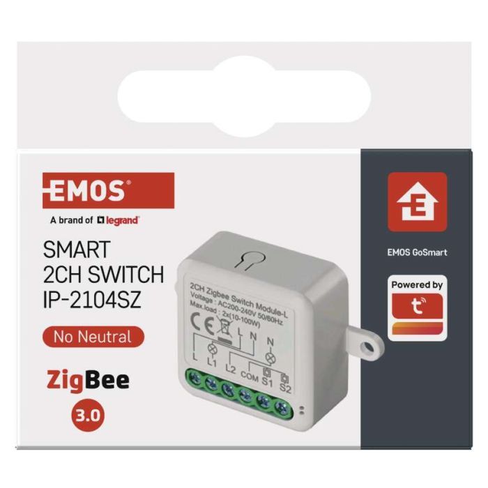 Модуль управління розумним будинком EMOS H5104 ZigBee 3.0 2-Channel (H5104) зображення 9