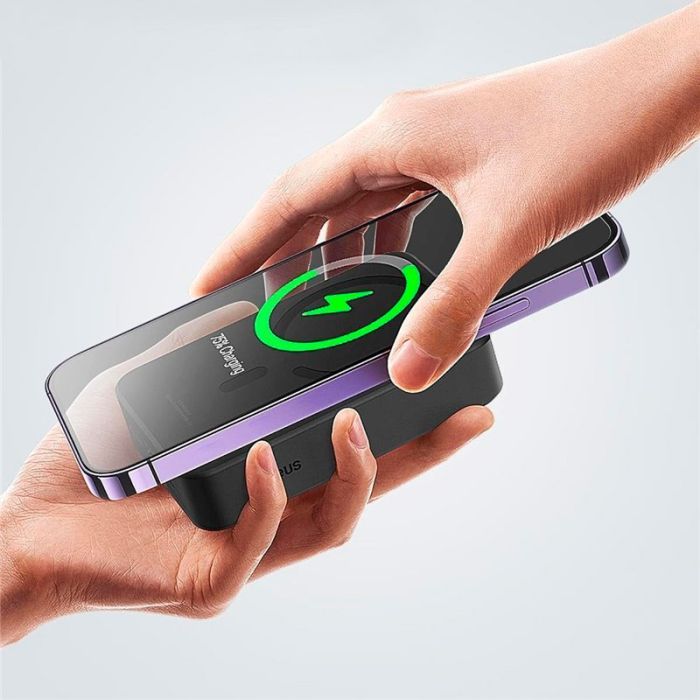 Батарея універсальна Baseus Magnetic Mini Wireless 20000mAh 20W, Black (PPCX150001) зображення 11