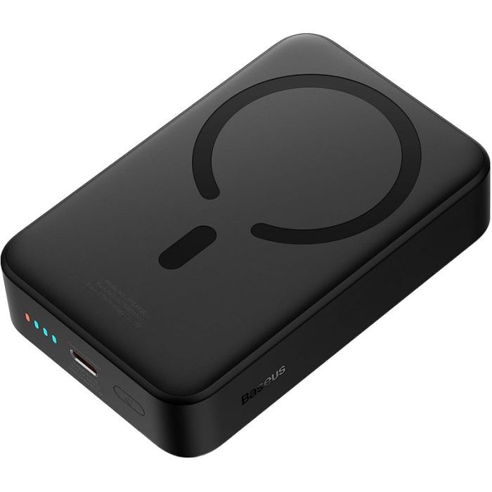 Батарея універсальна Baseus Magnetic Mini Wireless 20000mAh 20W, Black (PPCX150001) зображення 6