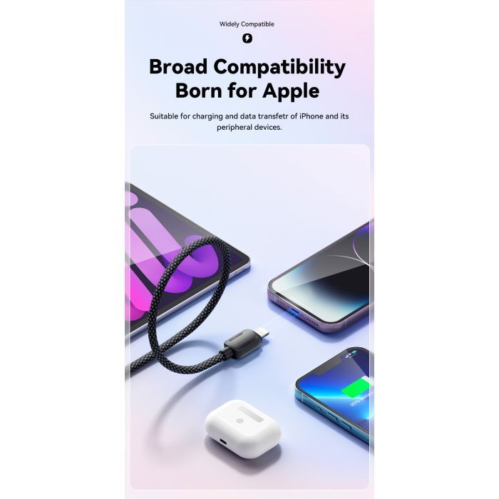 Дата кабель USB-C to Lightning 1.0m 20W pink Essager (EXCTL-WL04-P) изображение 7