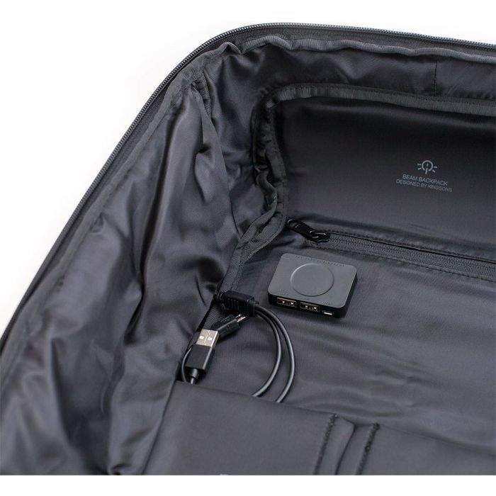 Рюкзак для ноутбука Kingsons 15.6" solar backpack Black (K9386W) зображення 7