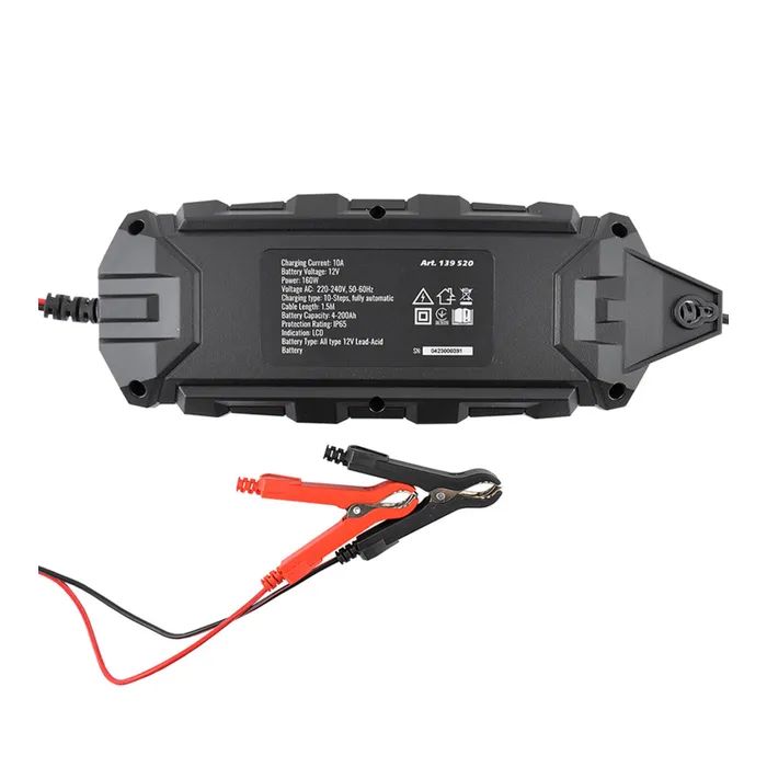 Зарядний пристрій для автомобільного акумулятора WINSO PRO LCD 10A, 12V, 4-200Ah (139520) зображення 2
