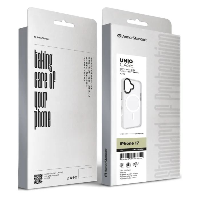 Чехол для мобильного телефона Armorstandart Uniq MagCase Apple iPhone 17 Black (ARM86261) изображение 2