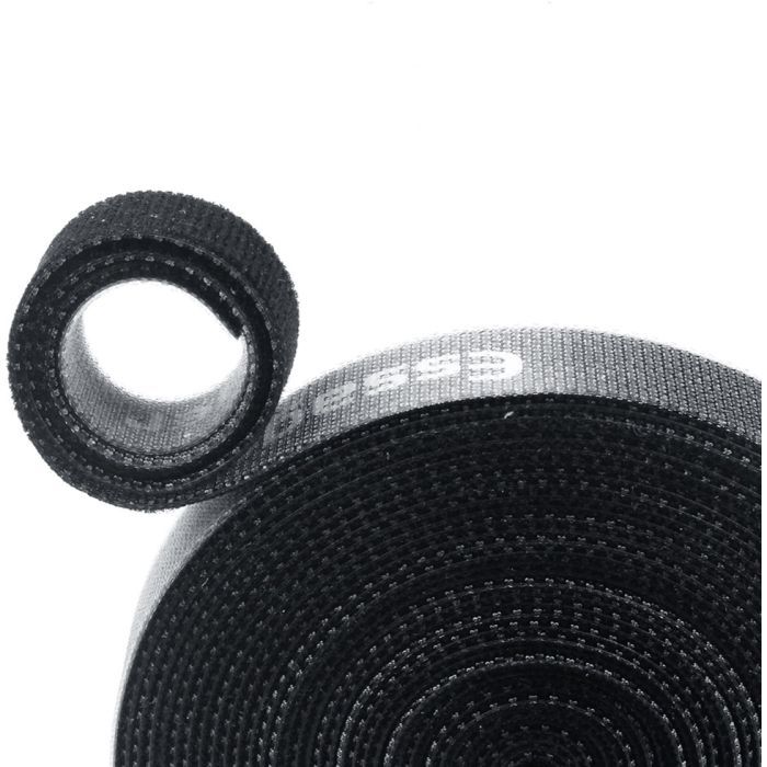 Набір для кріплення стрічка-липучка Cable Organizer 3m Black Essager (EXD-LXC01)