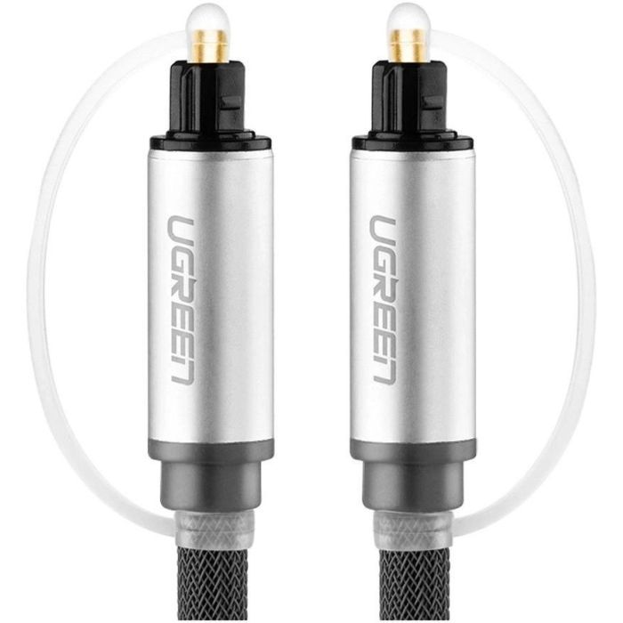 Кабель мультимедийный Optical Toslink 1.0m AV108 black Ugreen (10539) изображение 2