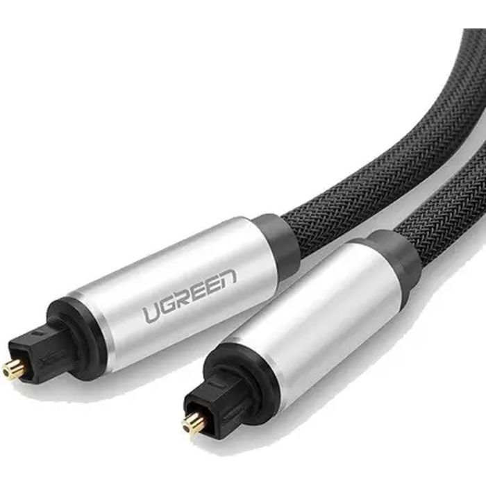Кабель мультимедийный Optical Toslink 1.0m AV108 black Ugreen (10539) изображение 4