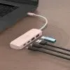 Концентратор J5create USB-C to 2xUSB-A + 2xUSB-C 3.2 10Gbps rose (JCH342ER-N) зображення 5