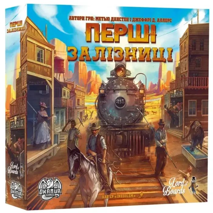 Настольная игра Lord of Boards Первые Железные дороги (Pioneer Rails) (укр.) (LOB2318UA)