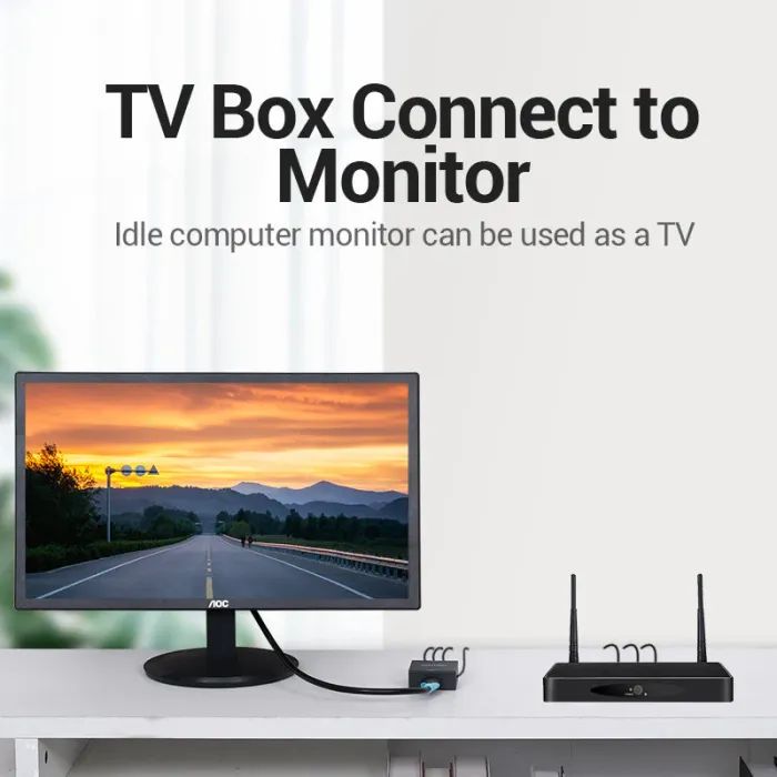 Конвертор RCA to HDMI black Vention (AEFB0) зображення 3