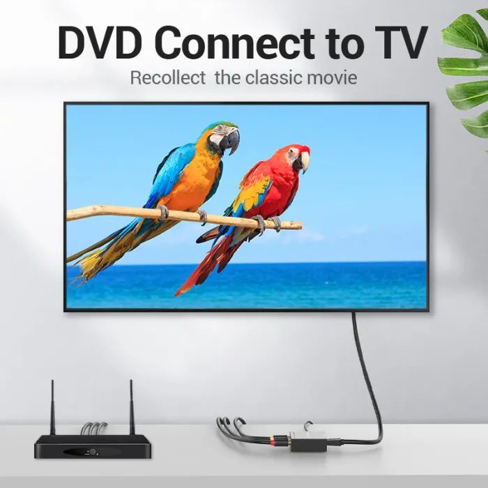 Конвертор RCA to HDMI black Vention (AEFB0) зображення 4