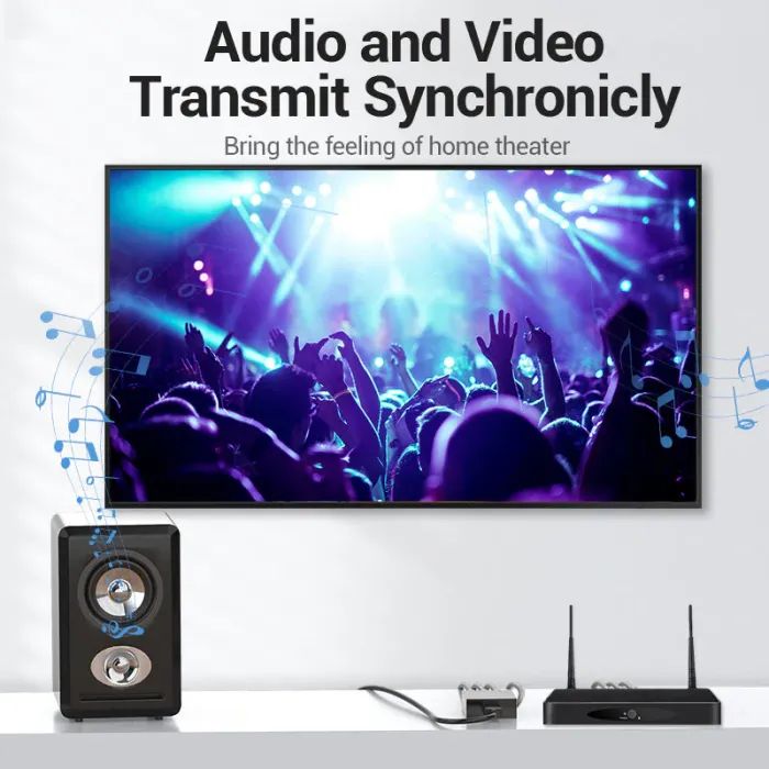 Конвертор RCA to HDMI black Vention (AEFB0) зображення 5