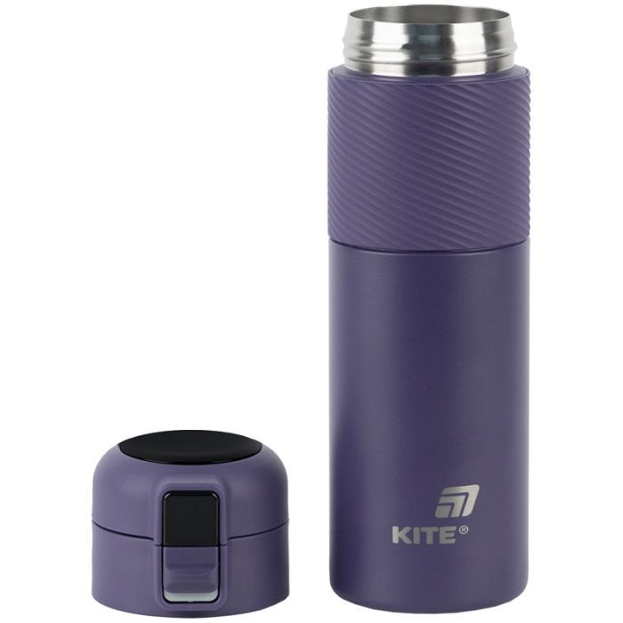 Термокружка Kite 1227 з термодатчиком 450 мл фіолетовий (K25-1227-3) изображение 4