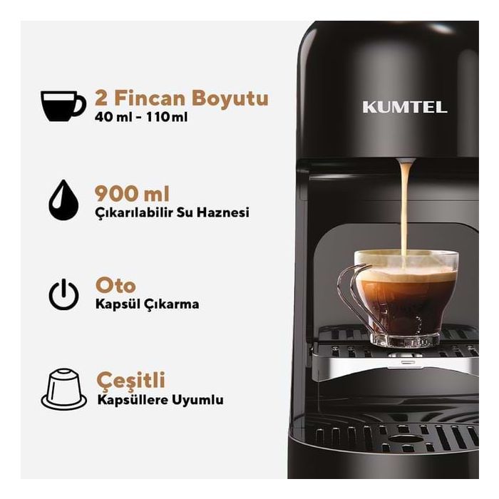 Капсульная кофеварка KUMTEL HCM-03 изображение 5