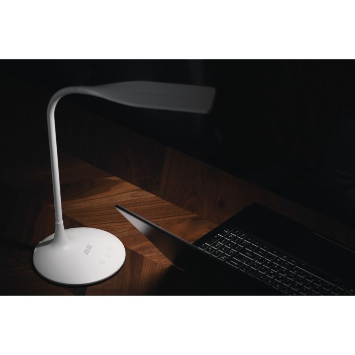 Настольная лампа 2E 7Вт 3000K 4000K 5700K 2200мАг USB-A без БЖ білий (2E-DL2240) изображение 12
