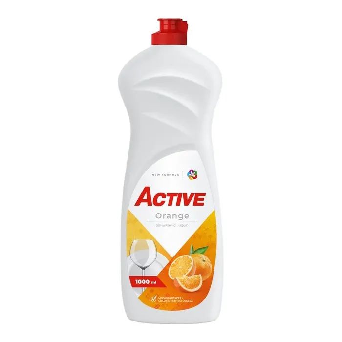 Засіб для ручного миття посуду Active PR Dishwashing Orange 1 л (4820196010395)