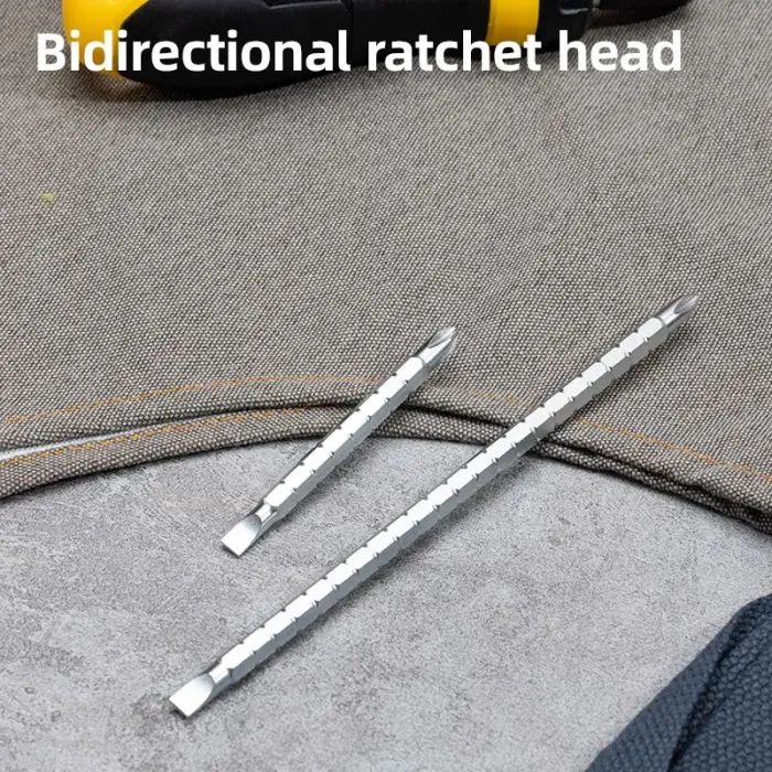 Викрутка Deli PH2 + SL6 з тріскачкою (EDL626010) зображення 4